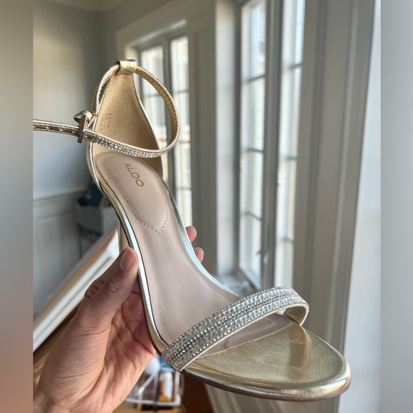Aldo Diamond Rhinestone Heels - Picture 4 of 7
